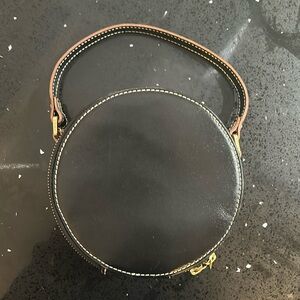 Circle Top Handle Crossbody Bag